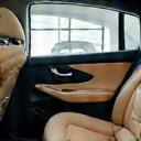 Pristine car interior and gleaming exterior